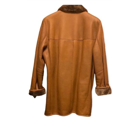 Hugo Boss 100% Lambskin/ Fur Men Coat Sz L - Picture 2 of 4